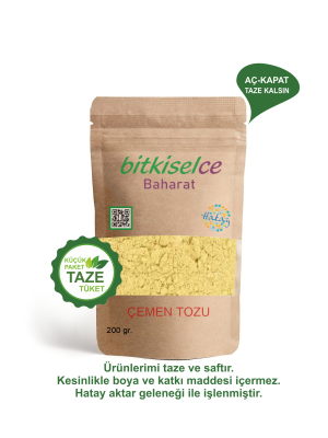 Premium Kalite Çemen Tozu - Doğadan Sofraya  200 gr.